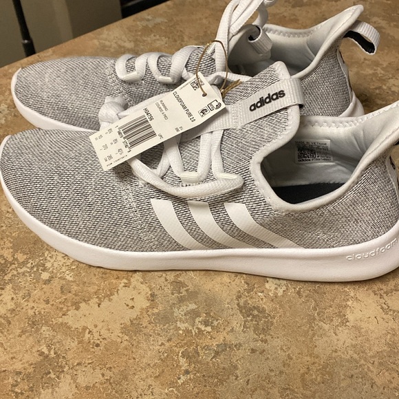 Adidas Gray Cloudfoam Pure 2.0 Sneakers - Picture 3 of 9